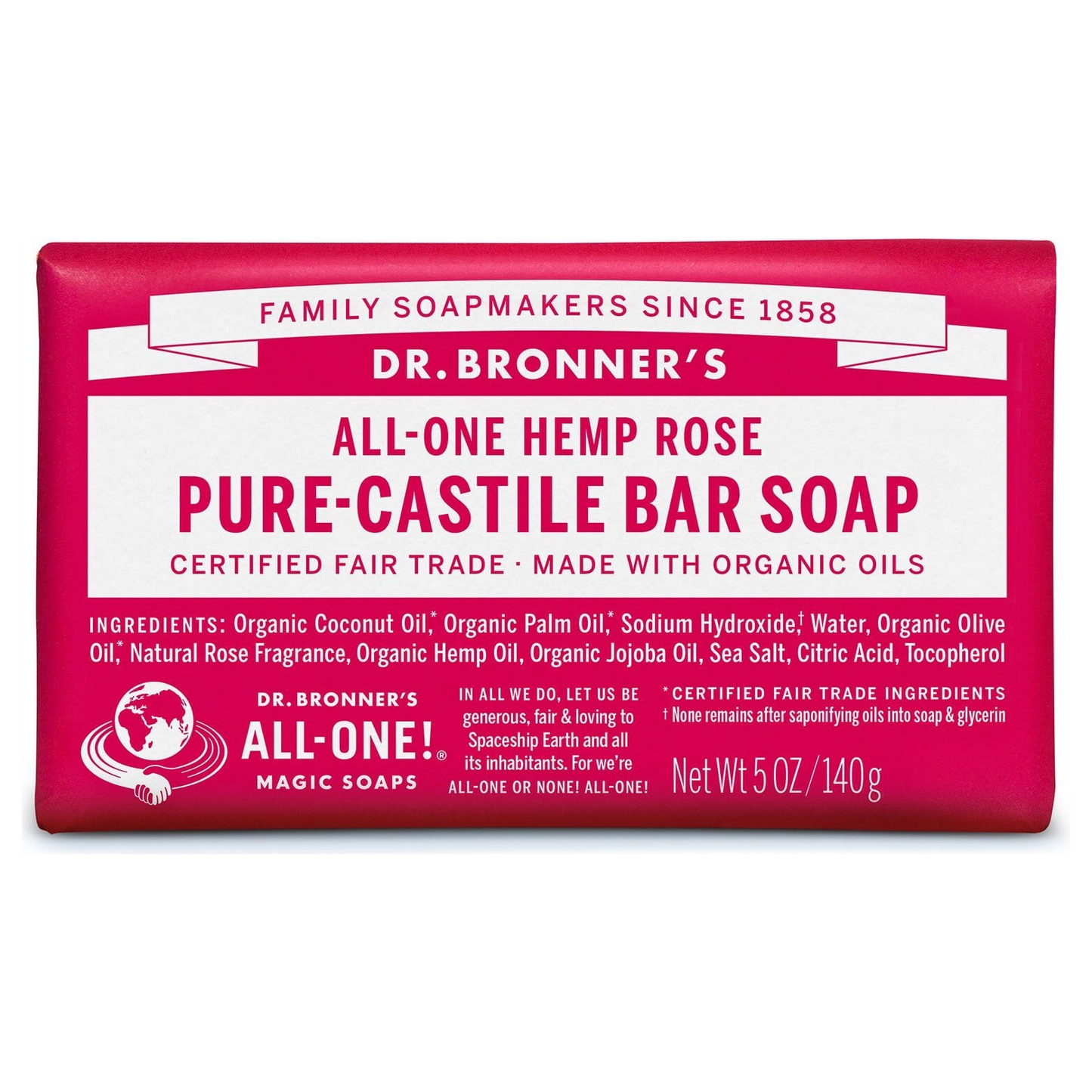 Dr. Bronner's - Saponetta - Rosa