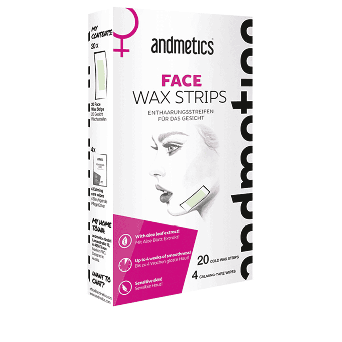 Bandes de cire pour le visage