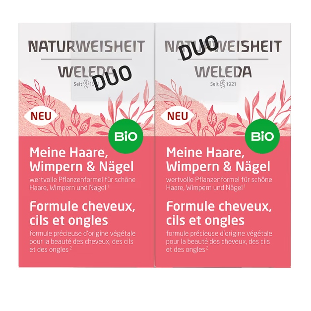 Weleda - Saggezza naturale I miei capelli Ciglia e unghie DUO 