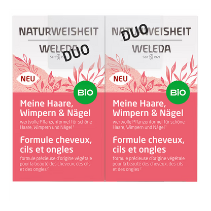 Weleda - Saggezza naturale I miei capelli Ciglia e unghie DUO 