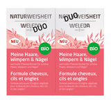 Weleda - Saggezza naturale I miei capelli Ciglia e unghie DUO 