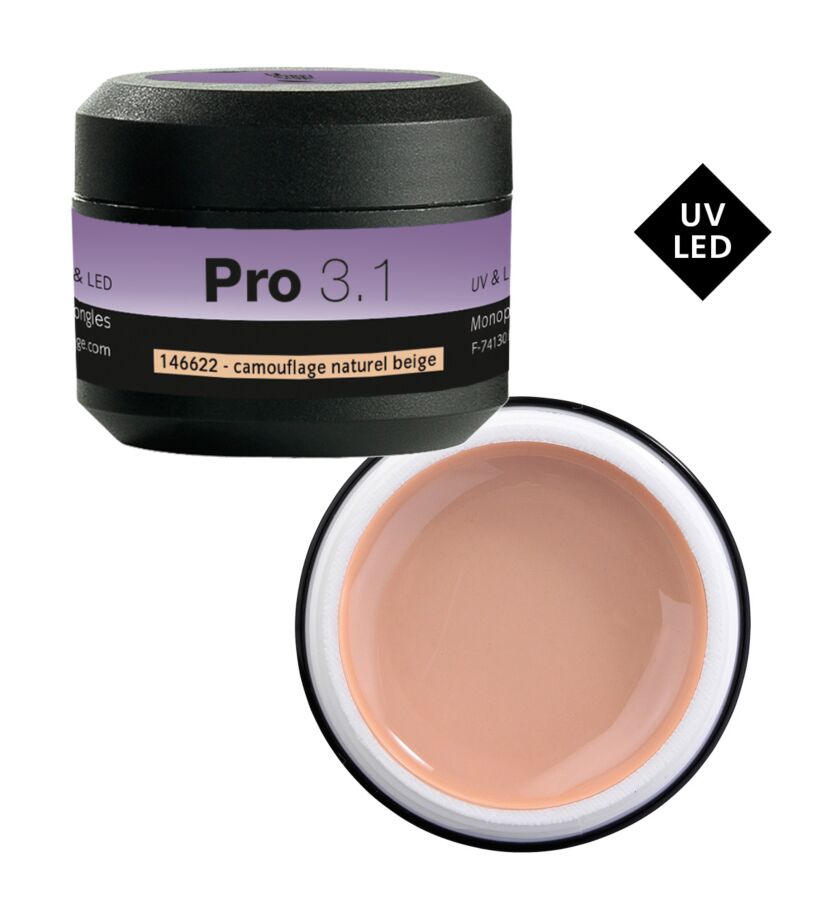 Peggy Sage - Pro 3.1 Gel monophase UV&LED - Camouflage Natural Beige