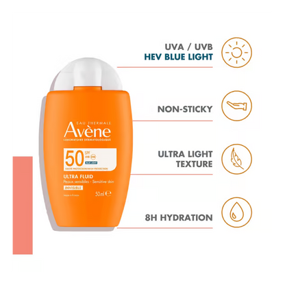 Avene - Ultra Fluide Invisible SPF 50