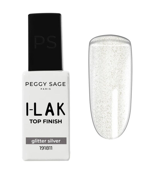 Peggy Sage - Top finish glitter : finition semi-permanente pailletée