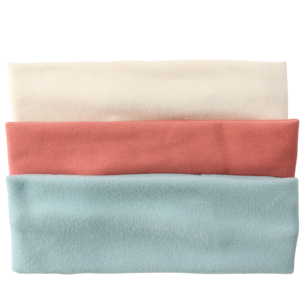 Bandeau Souple Cheveux - bleu clair, sunset orange & beige