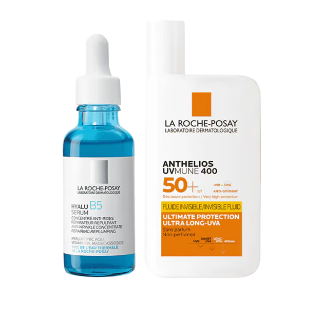 La Roche-Posay - Hyalu B5 Serum + Anthelios Invisible Fluid SPF50+