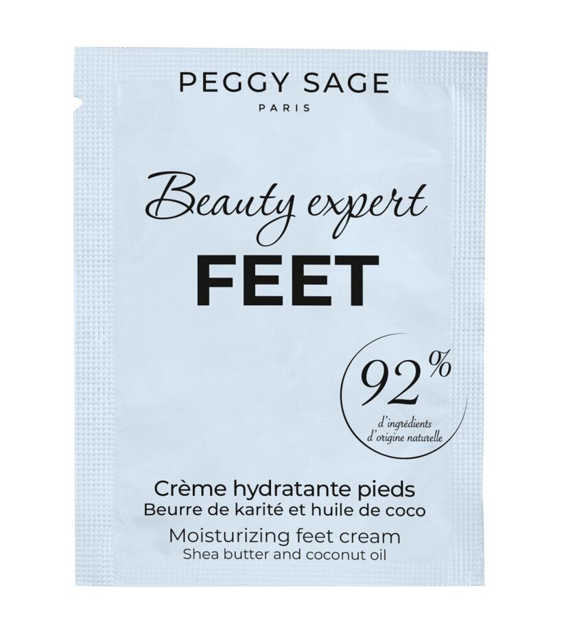 Peggy Sage - Crème hydratante pieds Beurre de karité et huile de coco