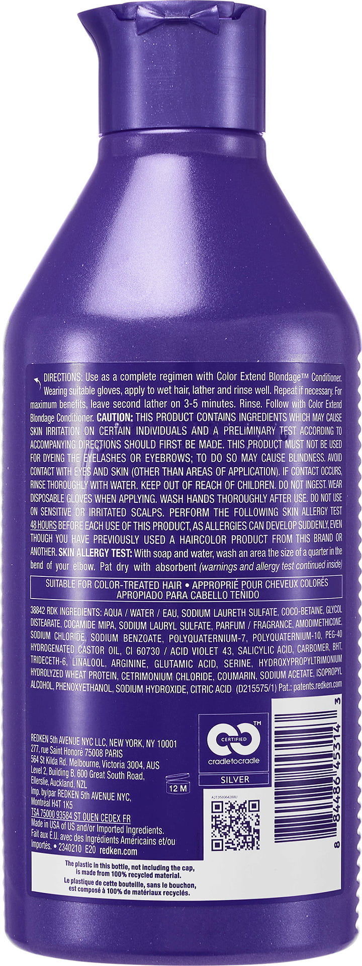 Redken - Shampoo neutralizzante falsi colpi di sole per capelli biondi