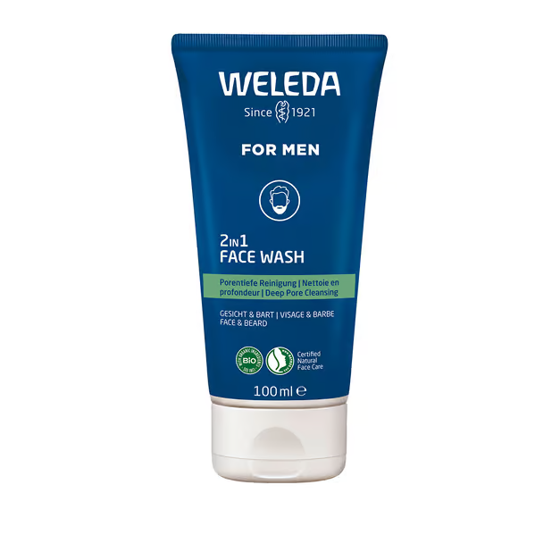 Weleda - Detergente viso 2 in 1 per uomo