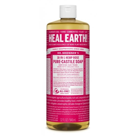 Dr. Bronner's - Sapone liquido - Rosa