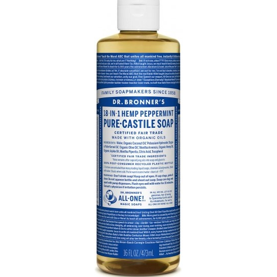 Dr. Bronner's - Sapone liquido - Menta piperita