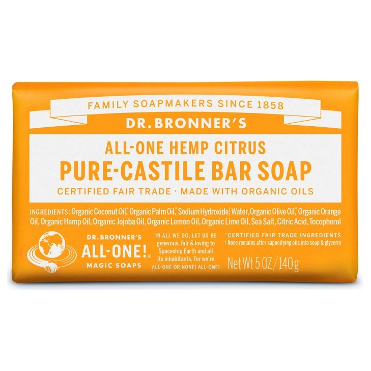 Dr. Bronner's - Saponetta - Agrumi e arancia