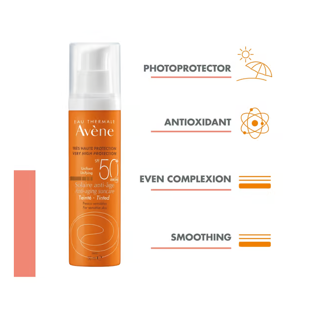 Avene – Getönter Anti-Aging-Sonnenschutz LSF 50+ 