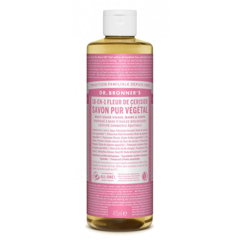 Dr. Bronner's - Sapone liquido - Fiore di ciliegio