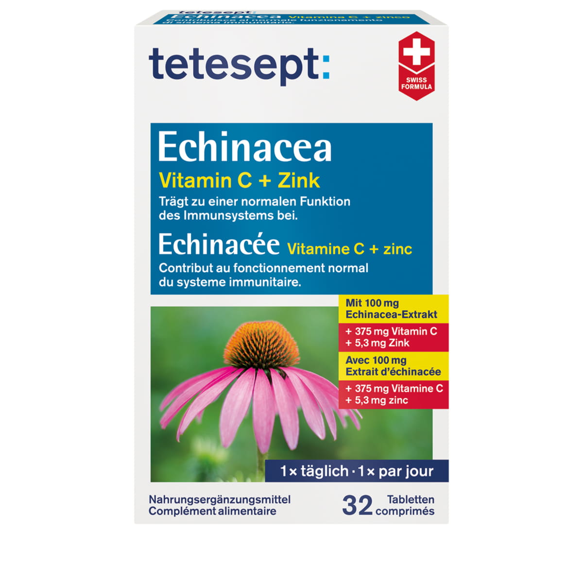 Tetesept - Echinacée - 32 Comprimés