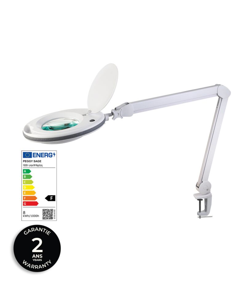 Peggy Sage - Lampe LED avec loupe grossissante 8 W