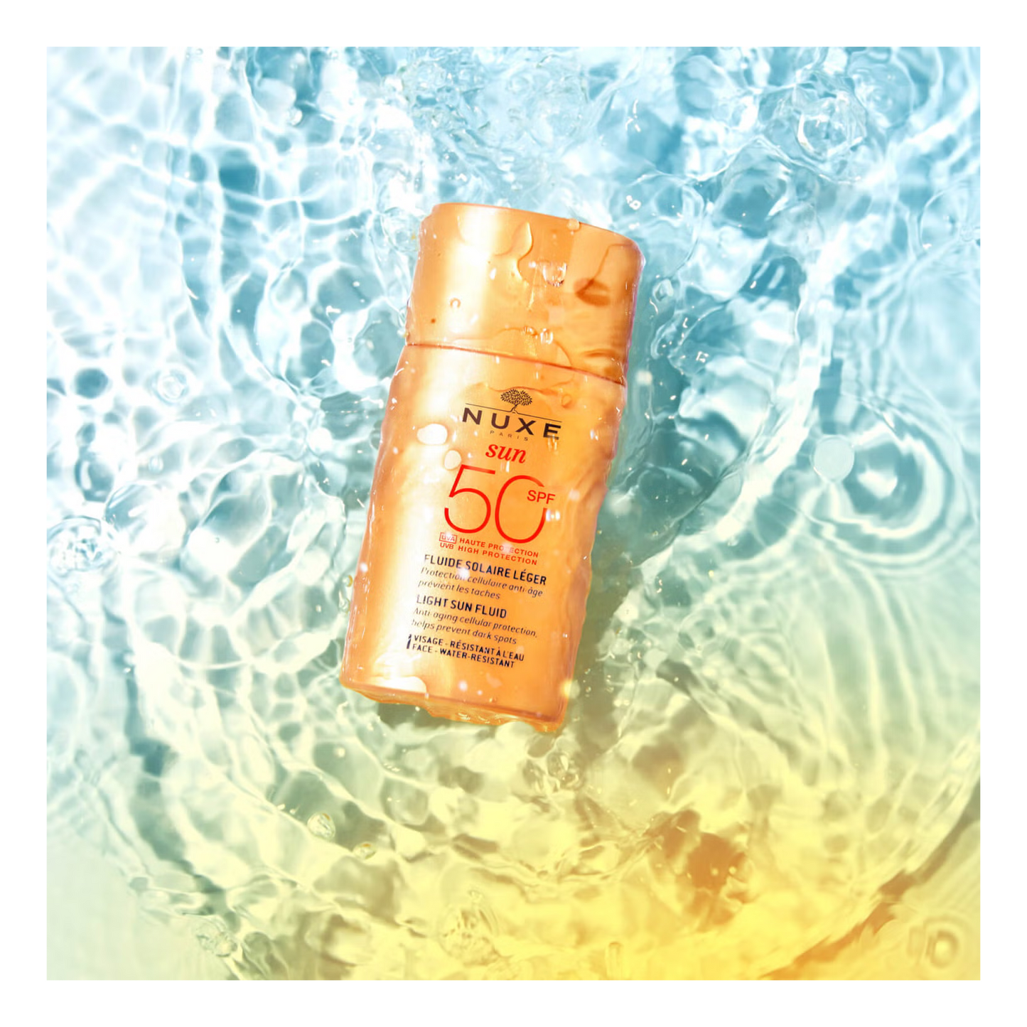 Nuxe - SPF50- Fluide Léger Visage - Haute Protection