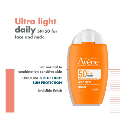 Avene - Ultra Fluide Invisible SPF 50