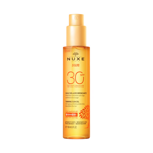 Nuxe - SPF30 - Huile Bronzante Visage et Corps - Haute Protection