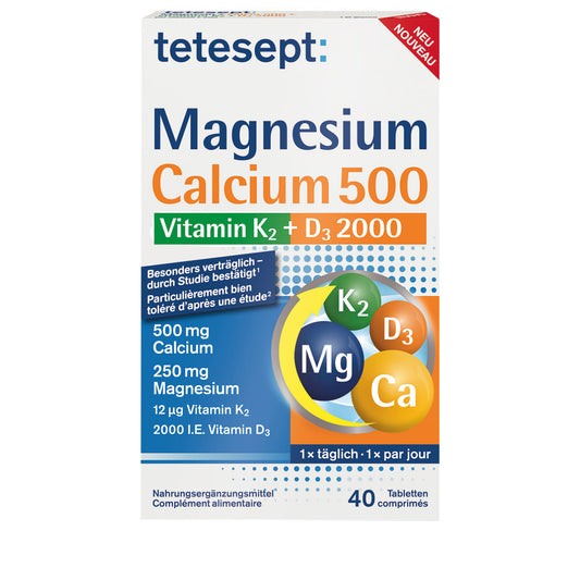 Magnésium Calcium 500 - 40 Comprimés