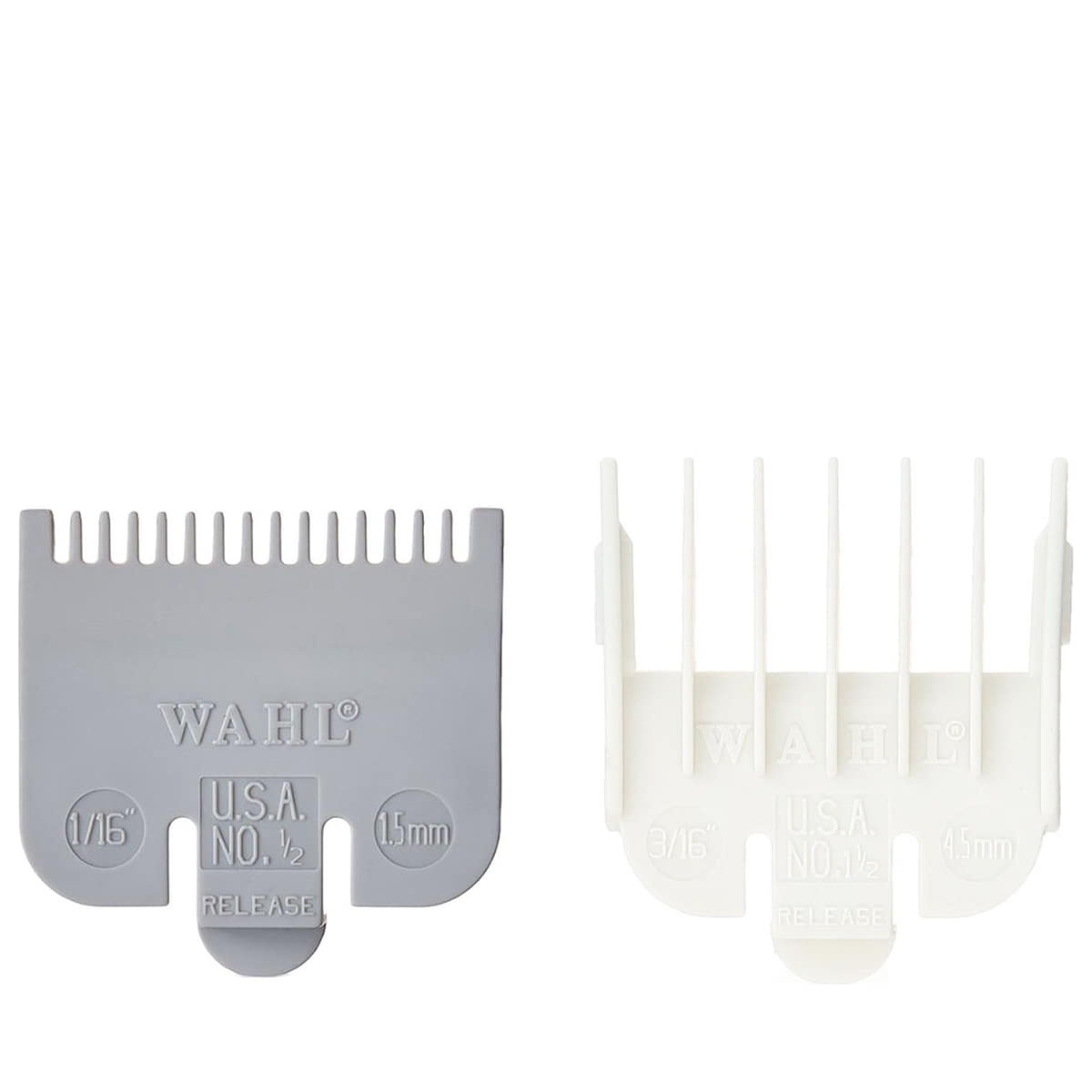 Set de peignes en plastique 1,5/4,5 mm