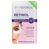 SkinRepublic - Patchs Yeux Hydrogel au Rétinol - 3 paires