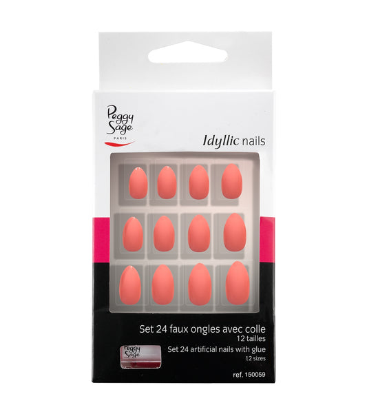 Peggy Sage - Kit 24 Faux ongles avec colle