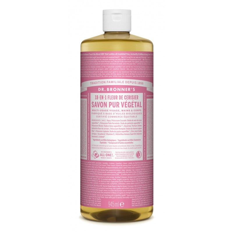 Dr. Bronner's - Sapone liquido - Fiore di ciliegio