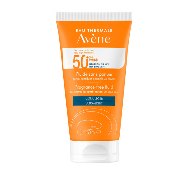 Avene - Fluide solaire sans parfum SPF50+