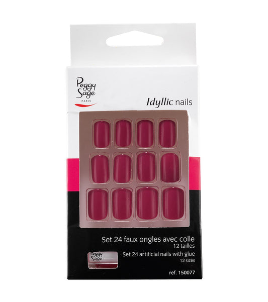 Peggy Sage - Kit 24 Faux ongles avec colle