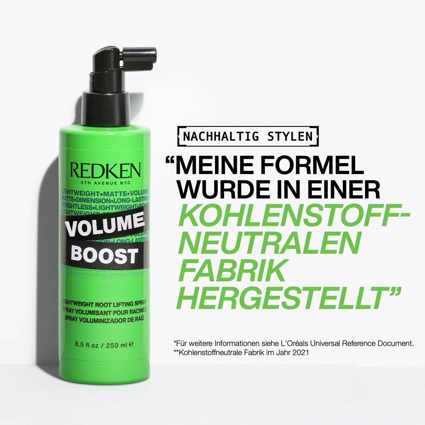 Redken – Volume Boost – voluminöses Sprühmousse