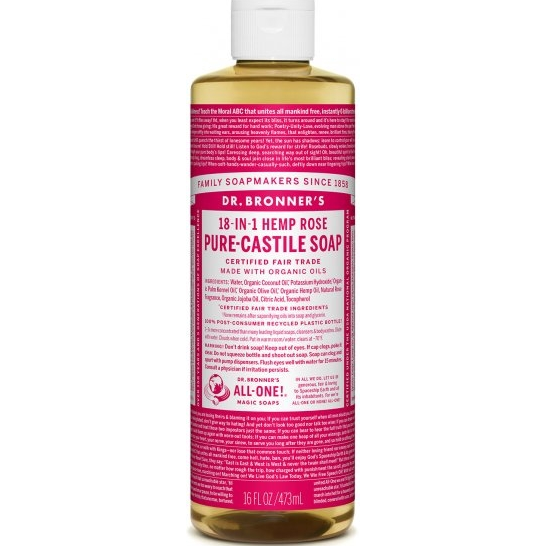 Dr. Bronner's - Sapone liquido - Rosa