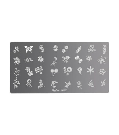 Peggy Sage - Plaque de stamping nail art