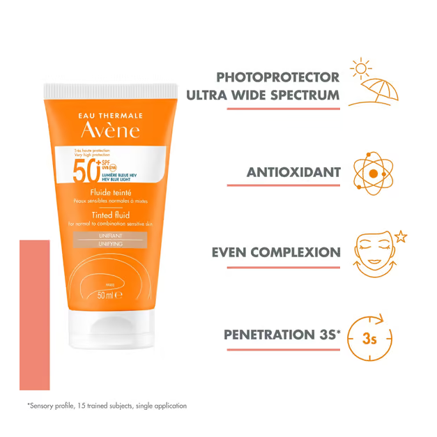 Avene - Fluide solaire teinté SPF50+