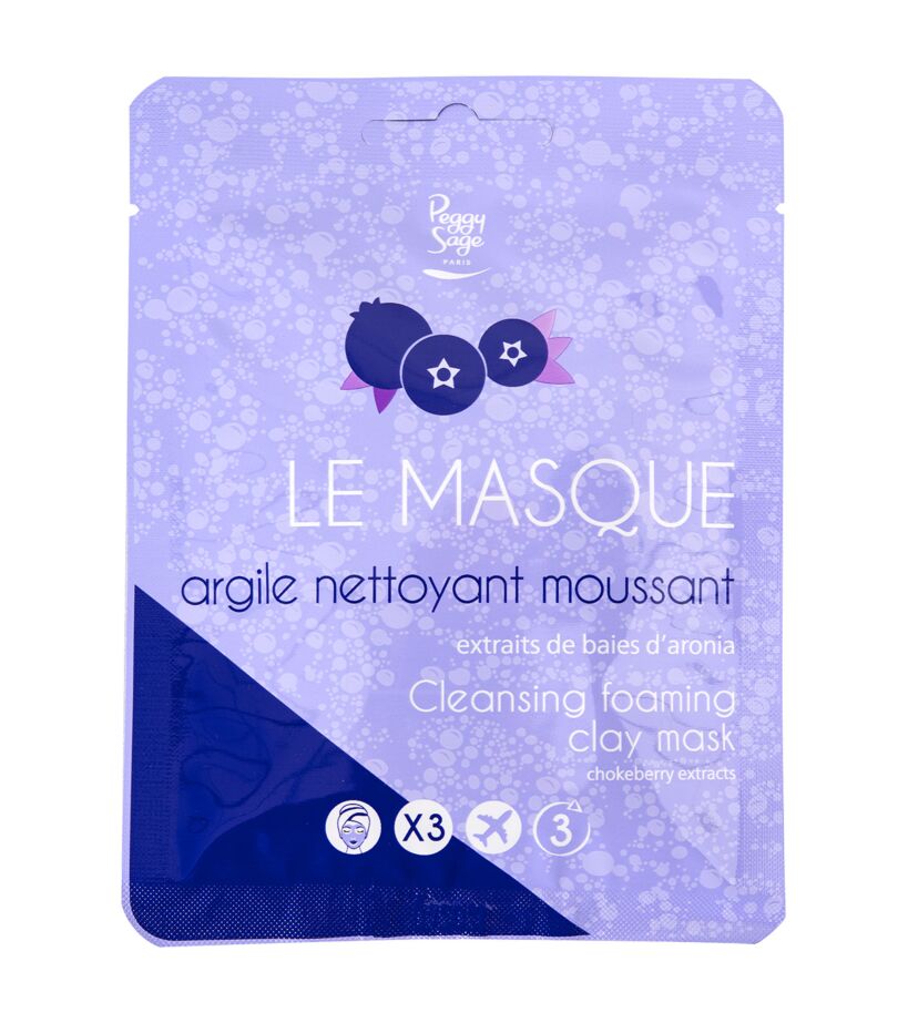 Peggy Sage - Le masque argile nettoyant moussant