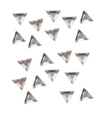 Peggy Sage - strass pour ongles triangle argent