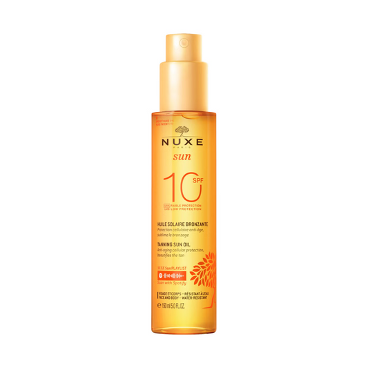 Nuxe - SPF10 - L'Huile Bronzante Visage et Corps - Faible Protection