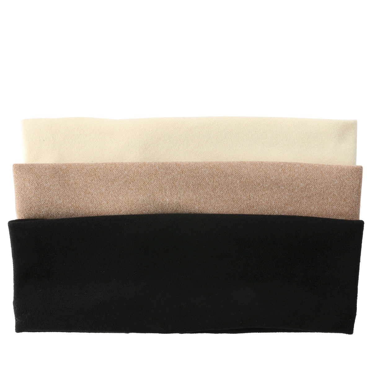 Bandeau Souple Cheveux - noir, marron & beige