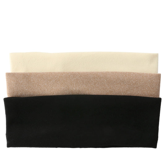 Bandeau Souple Cheveux - noir, marron & beige