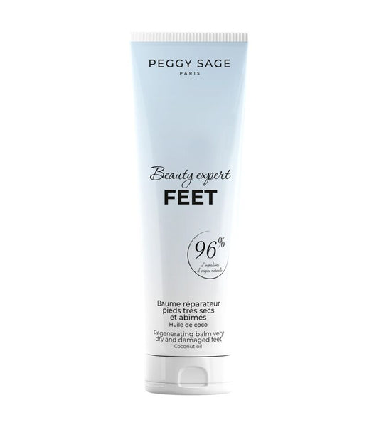 Peggy Sage - Baume réparateur pieds très secs et abîmés Huile de coco