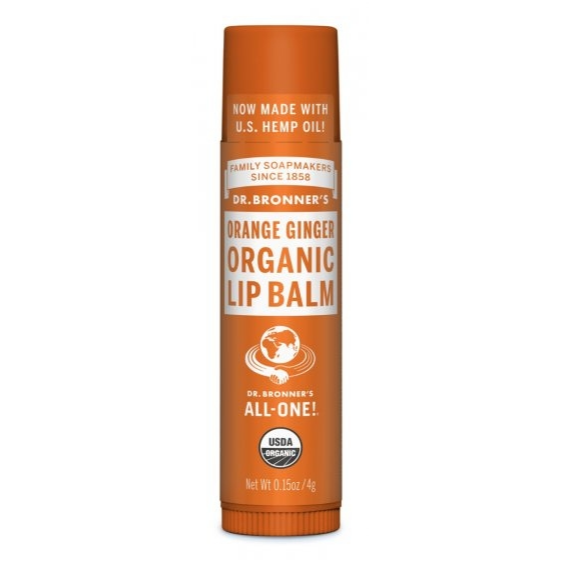 Dr. Bronner's - Stick à lèvres - Orange & gingembre