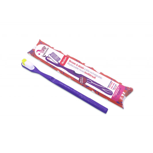 Lamazuna - Brosse à dents Bio Végétale - Violet