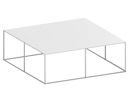 Slim Irony low table 100x100 cm