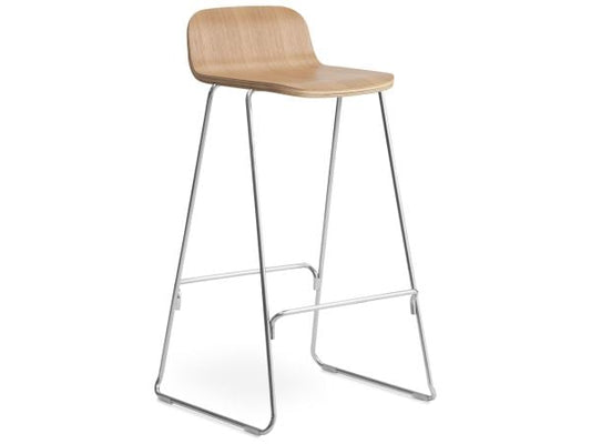 Just Barstool w. Back 75 cm