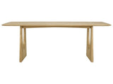 Table Geometric en chêne - Largeur 220 cm