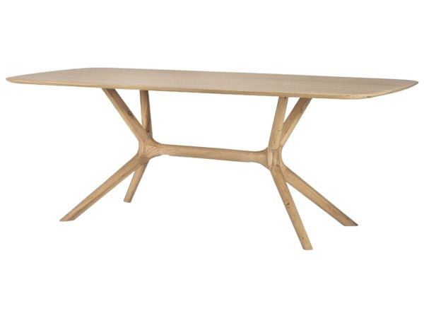 Table X en chêne - 200 cm