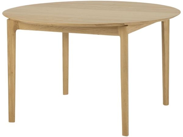 Table Bok Ronde Chêne | À rallonge 129-179 cm