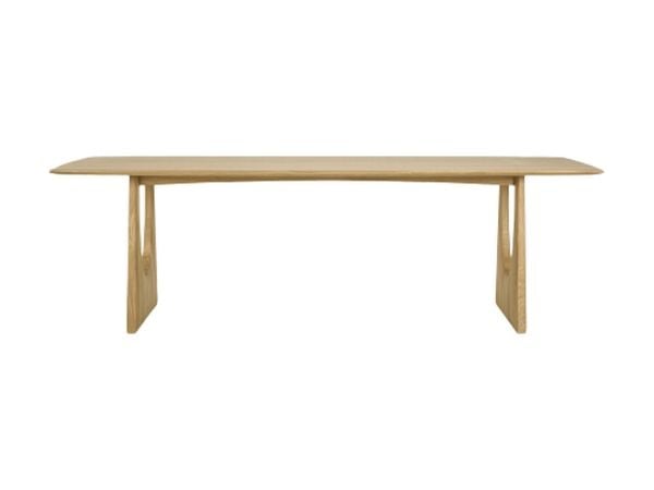 Table Geometric en chêne - Largeur 250 cm