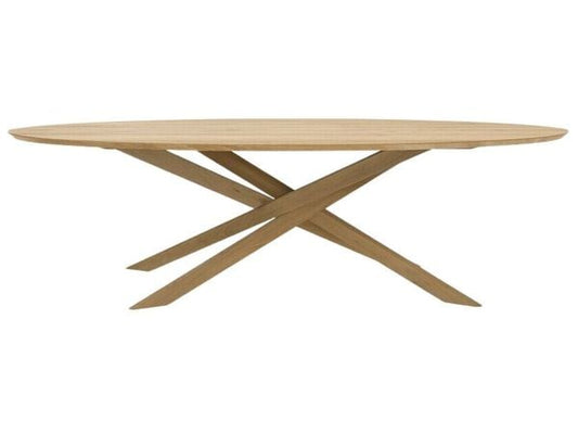 Table Mikado en chêne - ovale 267 cm