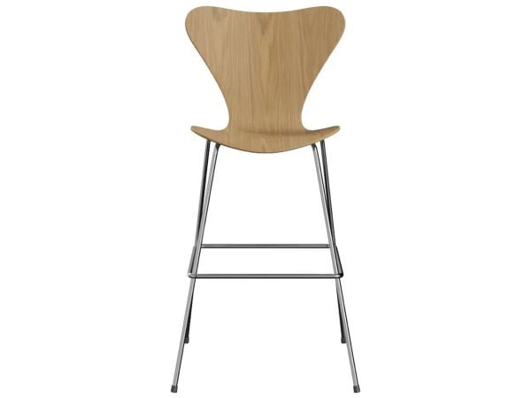 La Série 7, Tabouret H64 – Placage naturel